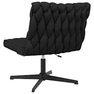 Otočná kancelářská židle černá textil - obrázek 6