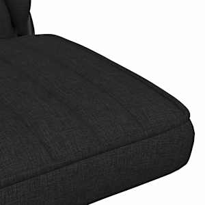 Otočná kancelářská židle černá textil - obrázek 8