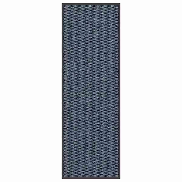 vidaXL uksematt, sinine, 60 x 180 cm