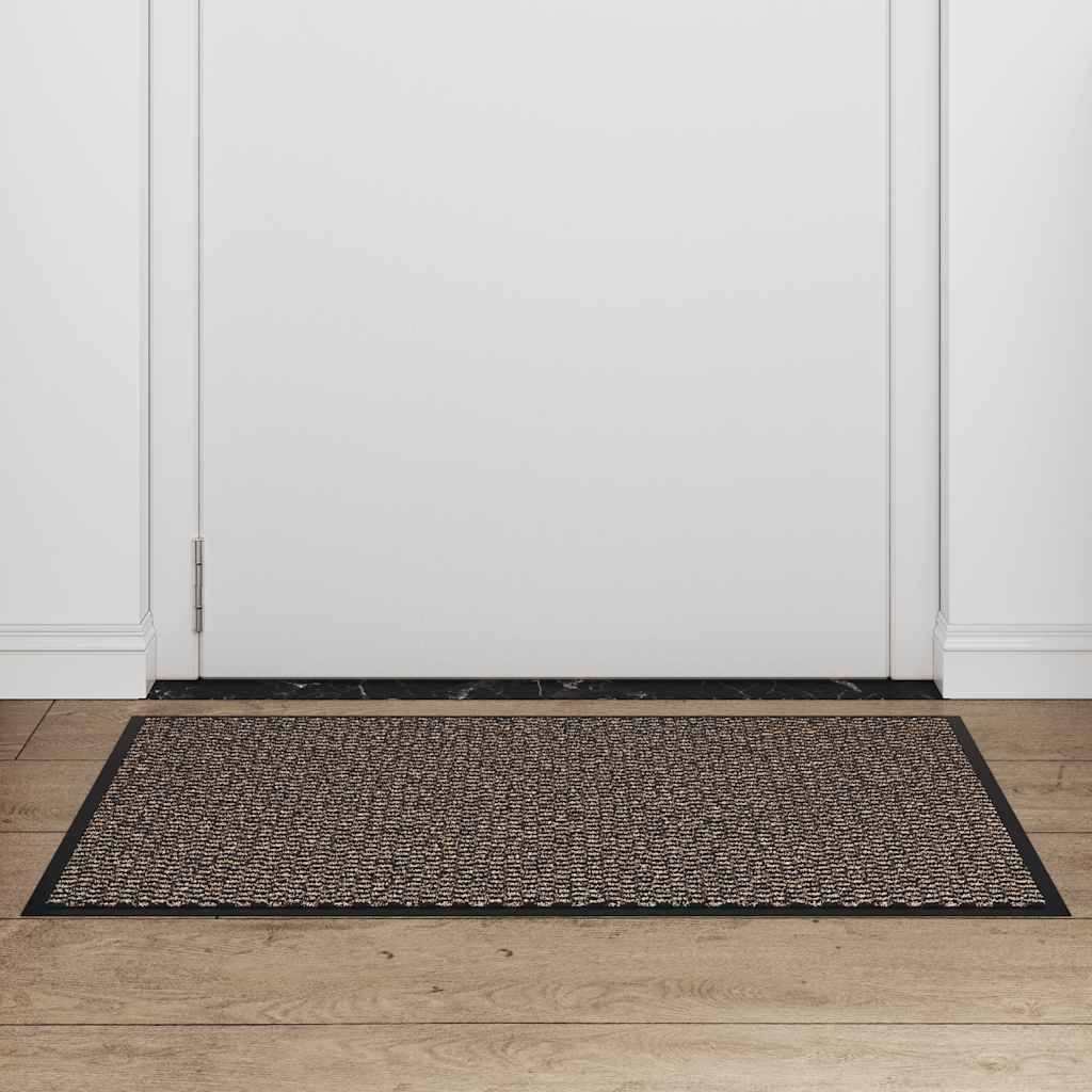 vidaXL Deurmat 60x90 cm bruin afbeelding