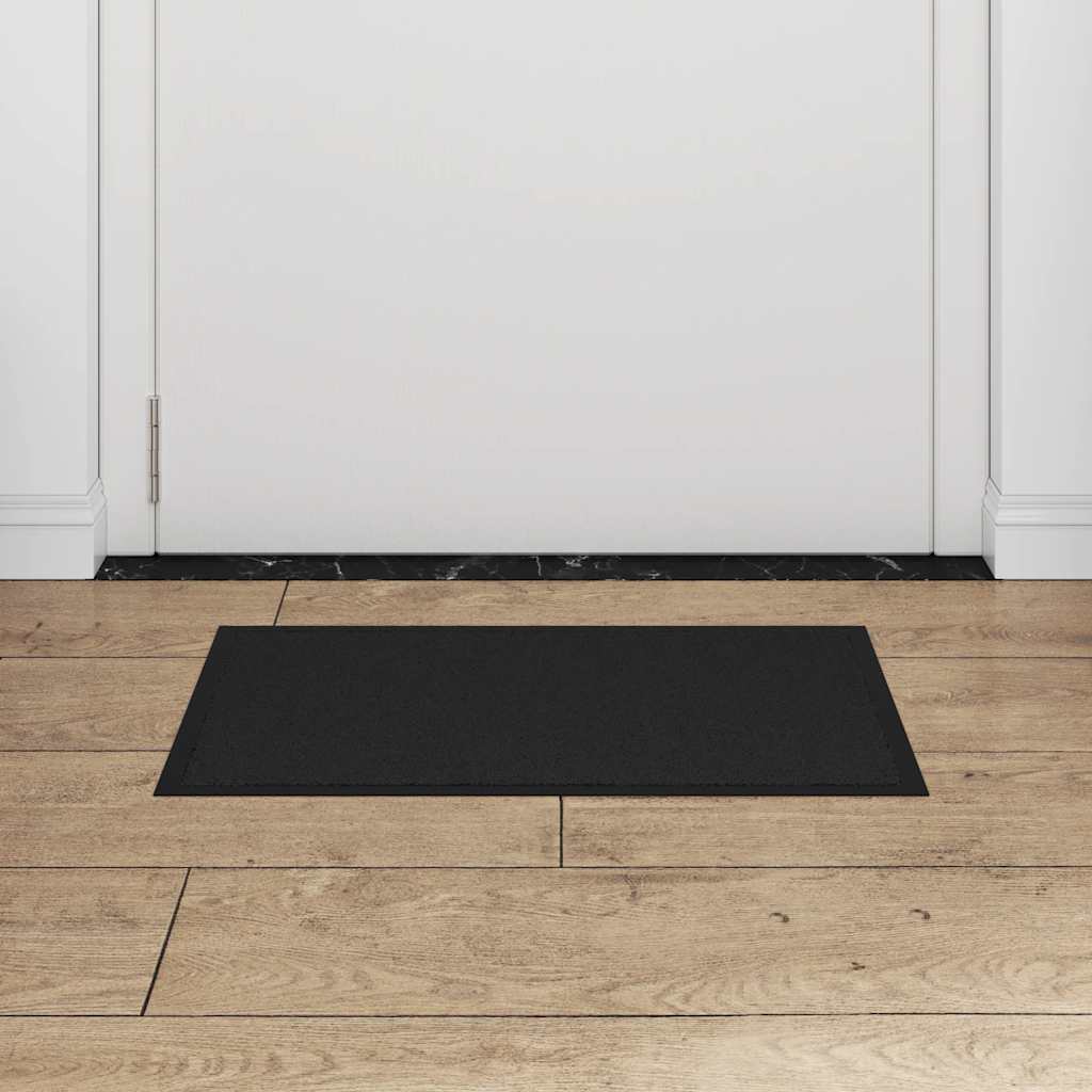 vidaXL Deurmat 40x60 cm zwart afbeelding