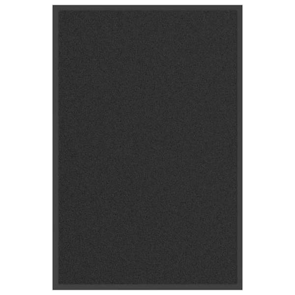 vidaXL uksematt, must, 60 x 90 cm