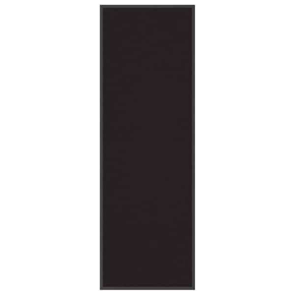 vidaXL uksematt, must, 60 x 180 cm