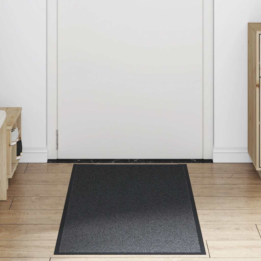 vidaXL Deurmat 60x150 cm antracietkleurig