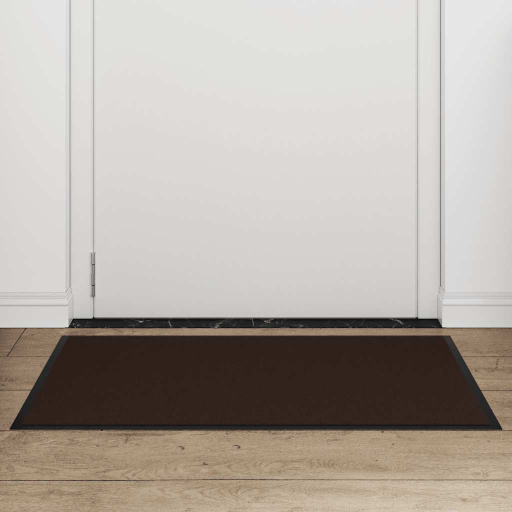 vidaXL Deurmat 60x90 cm bruin afbeelding