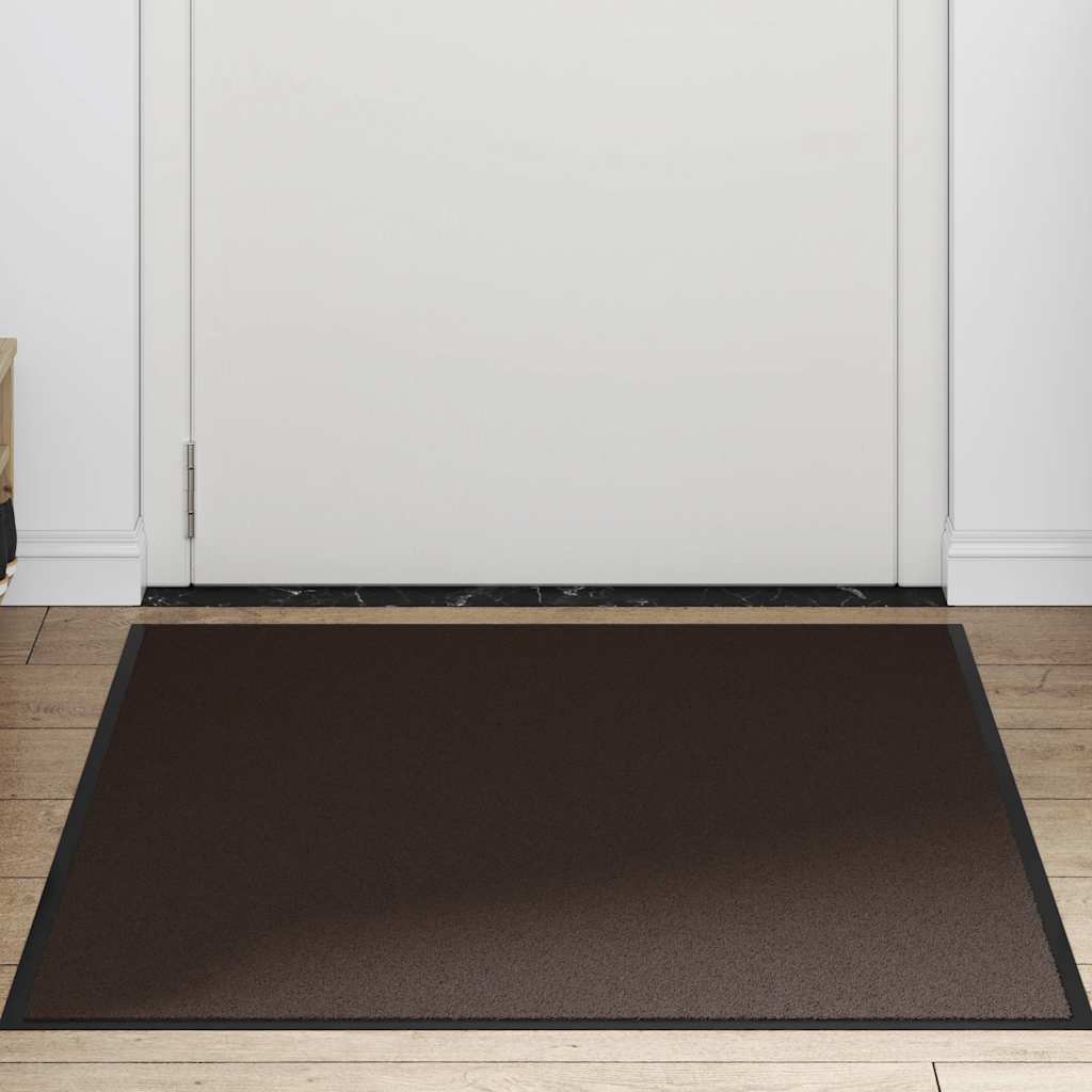 vidaXL Deurmat 90x150 cm bruin