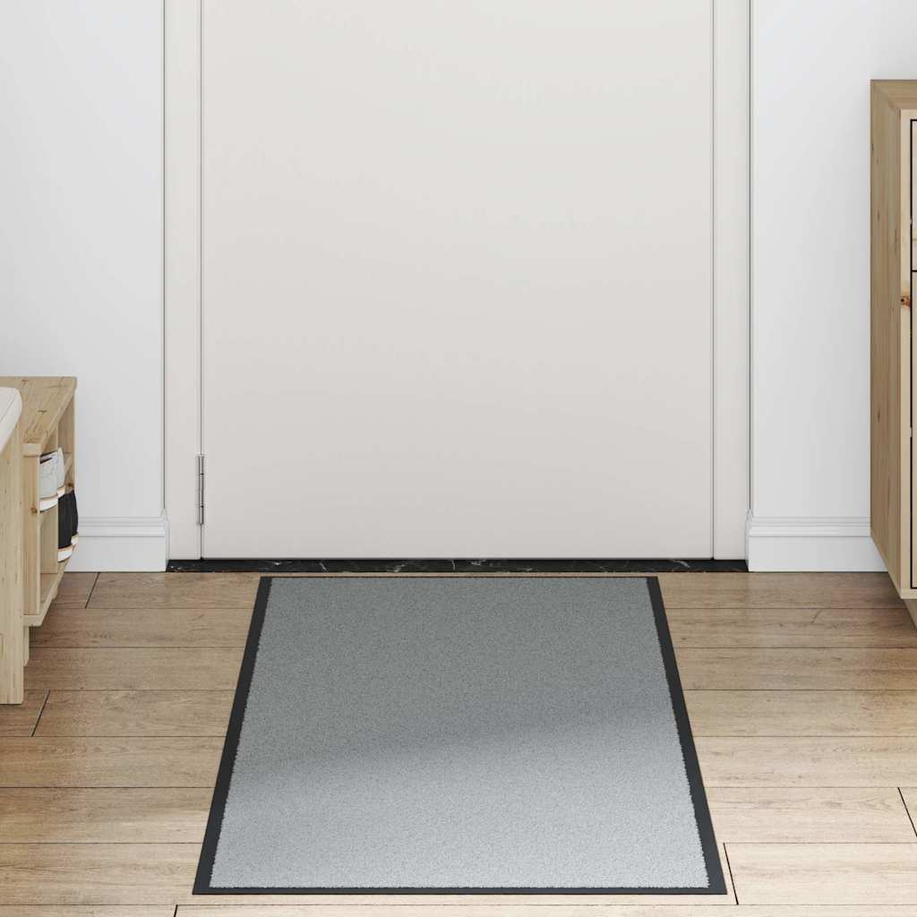 vidaXL Deurmat 60x150 cm grijs