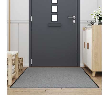 vidaXL Paillasson gris 115x200 cm
