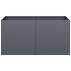 Truhlík antracitový 80x40x40 cm ocel válcovaná za studena - obrázek 4
