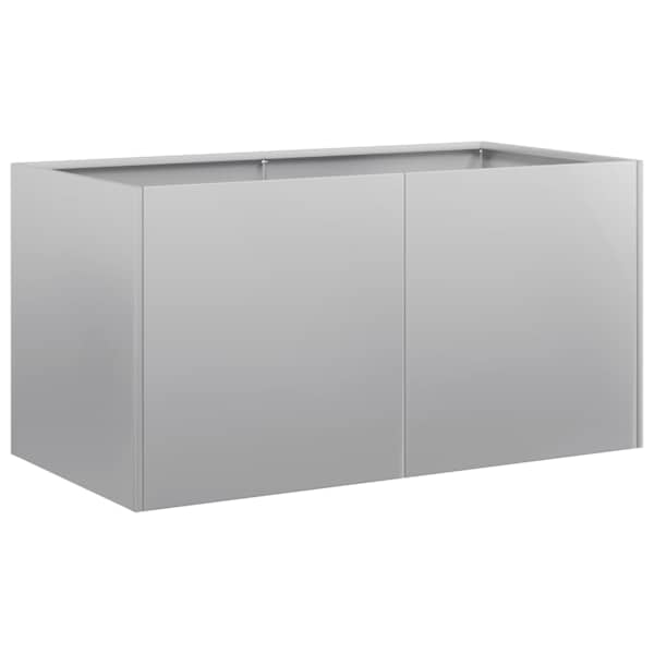vidaXL taimekast, 80x40x40 cm, tsingitud teras