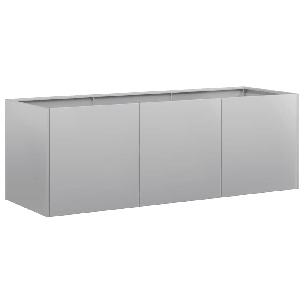 vidaXL Truhlík 120x40x40 cm pozinkovaná ocel