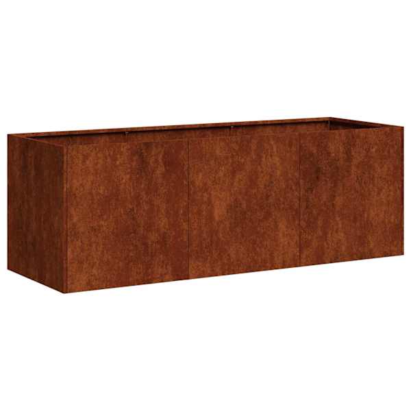 vidaXL taimekast, rooste, 120x40x40 cm, ilmastikukindel teras