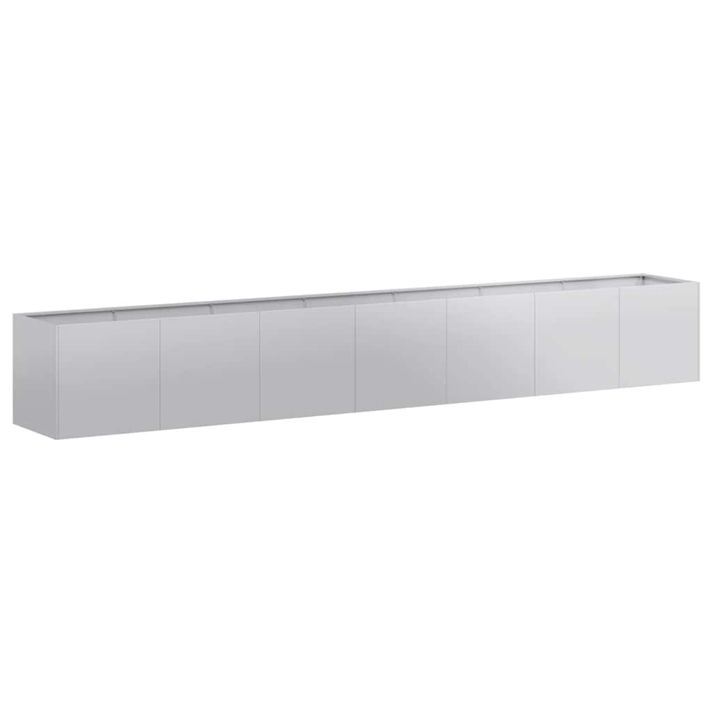 vidaXL kvetináč 280x40x40 cm Pozinkovaná oceľ