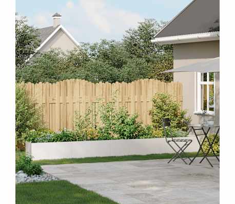 vidaXL Pflanzk&uuml;bel 360x40x40 cm Edelstahl