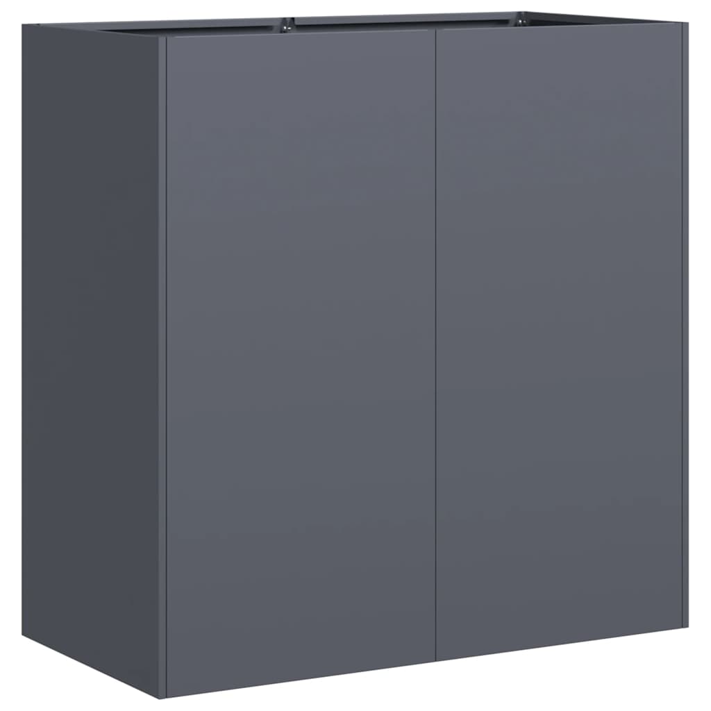 vidaXL Truhlík antracitový 80x40x80 cm ocel válcovaná za studena
