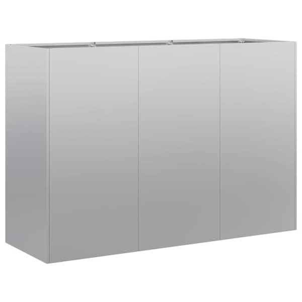 vidaXL taimekast, 120x40x80 cm, tsingitud teras