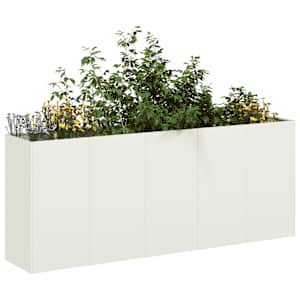 Sadilnik White 200x40x80 cm Hladno valjano jeklo