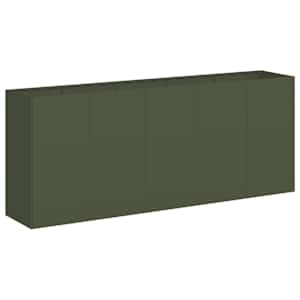 Truhlík olivově zelený 200x40x80 cm ocel válcovaná za studena - obrázek 2