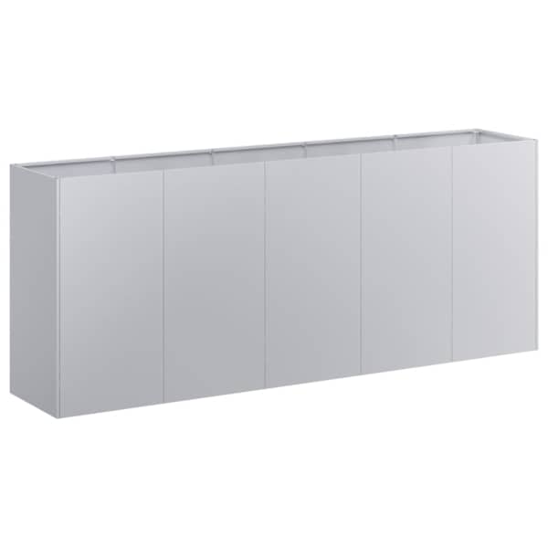 vidaXL taimekast, 200x40x80 cm, tsingitud teras