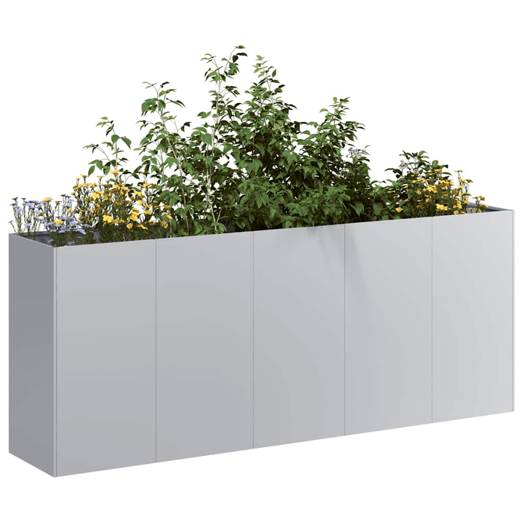 vidaXL Jardinieră 200x40x80 cm oțel galvanizat