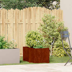 Planter Rusty 40x80x40 cm Vremensko odporno jeklo