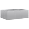 vidaXL taimekast, 120x80x40 cm, tsingitud teras