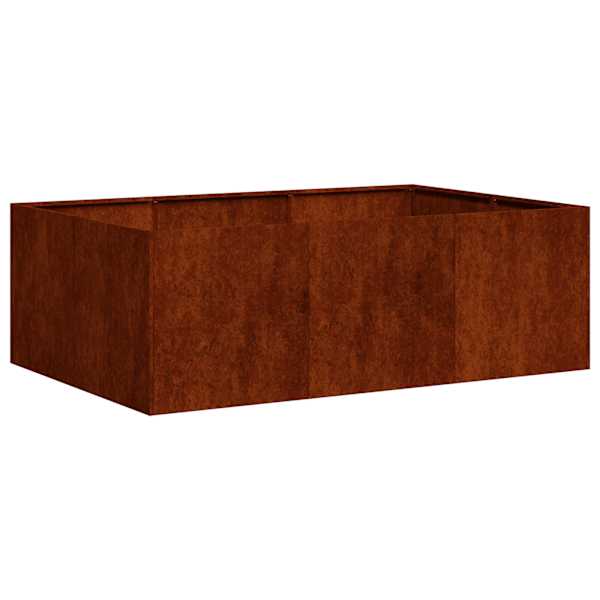 vidaXL taimekast, rooste, 120x80x40 cm, ilmastikukindel teras