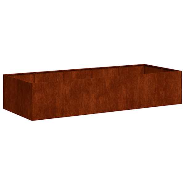 vidaXL taimekast, rooste, 200x80x40 cm, ilmastikukindel teras