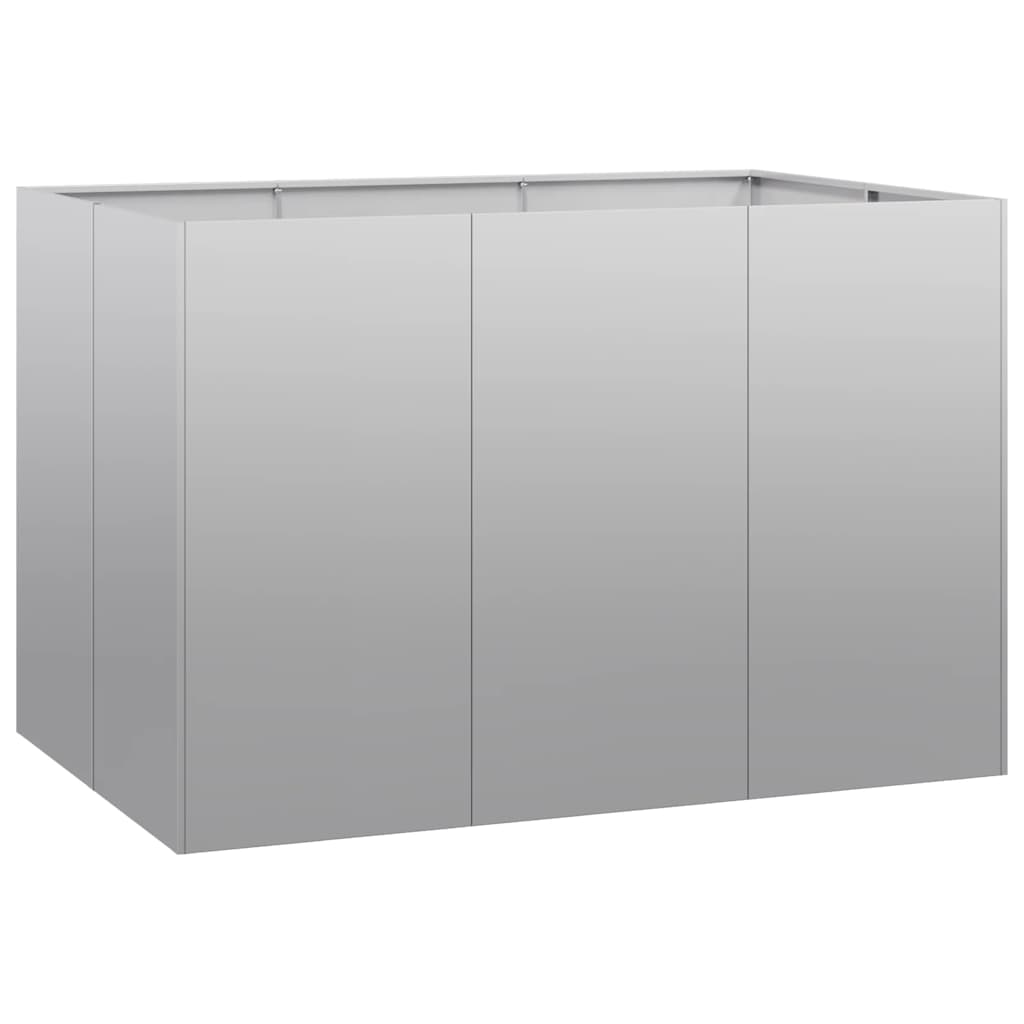 vidaXL Truhlík 120x80x80 cm pozinkovaná ocel