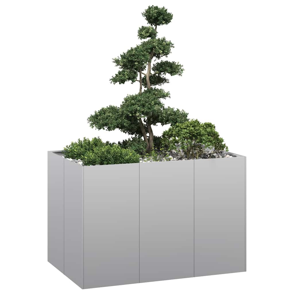 vidaXL Jardinieră 120x80x80 cm oțel galvanizat