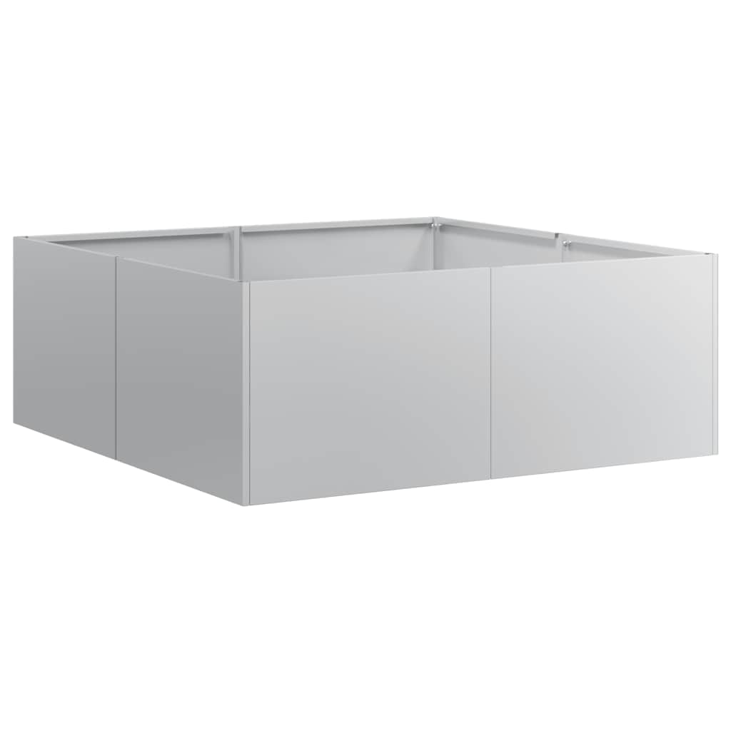 vidaXL Truhlík 80x80x30 cm pozinkovaná ocel