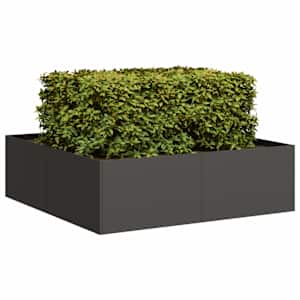 Truhlík černý 100x100x30 cm ocel - obrázek 1