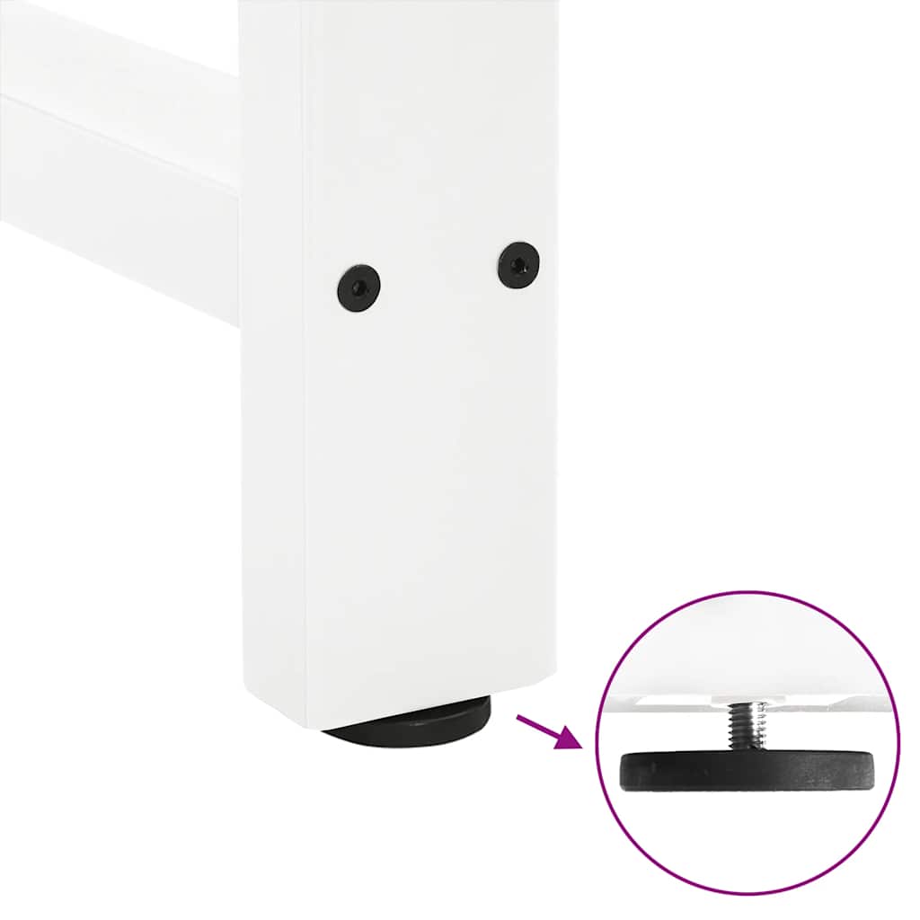 Eettafel 320x120x74 cm ovaal massief eikenhout lichtbruin image 11