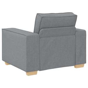 Pohovka 3 pcs Světle šedá 220 x 80 x 84 cm Lněná směs - obrázek 7