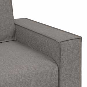 Pohovka 3 pcs Taupe 220 x 80 x 84 cm Lněná směs - obrázek 10