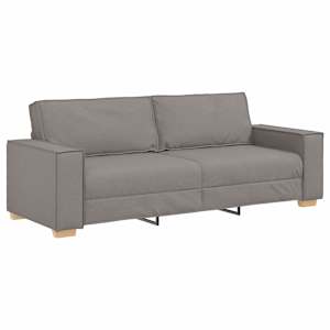 Pohovka 3 pcs Taupe 220 x 80 x 84 cm Lněná směs - obrázek 6