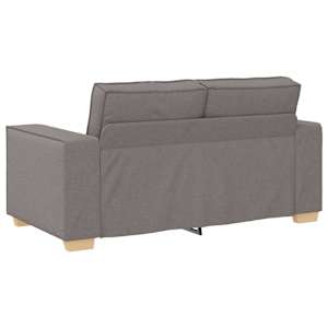 Pohovka 3 pcs Taupe 220 x 80 x 84 cm Lněná směs - obrázek 8