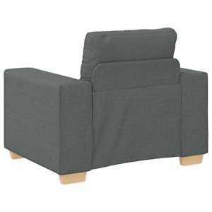Pohovka 3 pcs Tmavě šedá 221 x 80 x 80 cm Lněná směs - obrázek 7
