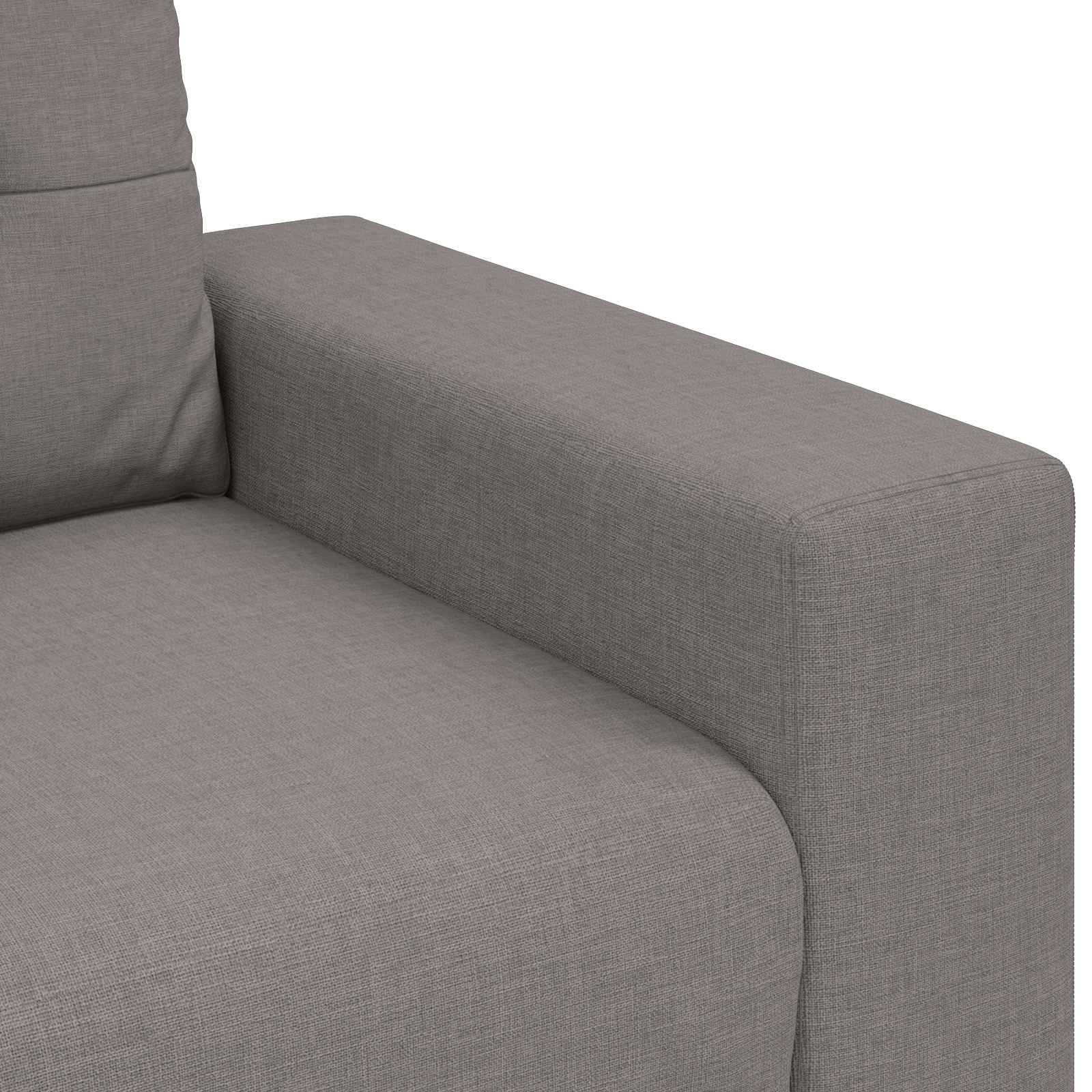 Pohovka 3 pcs Taupe 221 x 80 x 80 cm Lněná směs - obrázek 10
