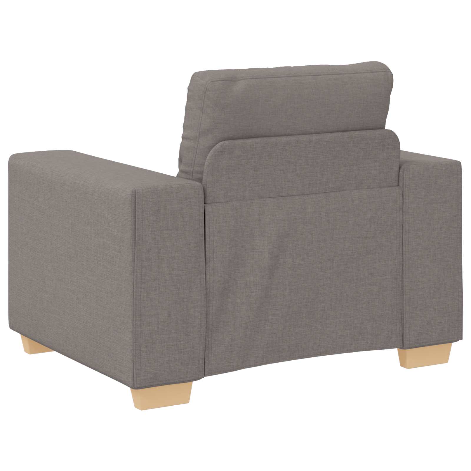 Pohovka 3 pcs Taupe 221 x 80 x 80 cm Lněná směs - obrázek 7