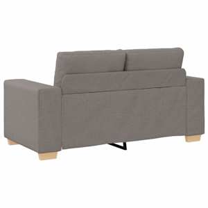 Pohovka 3 pcs Taupe 221 x 80 x 80 cm Lněná směs - obrázek 8