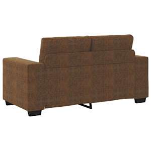 Pohovka 3 pcs Hnědá 221 x 80 x 80 cm Lněná směs - obrázek 8