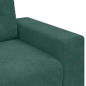 Set pohovek 3 pcs Tmavě zelená 221 x 80 x 80 cm samet - obrázek 10