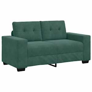 Set pohovek 3 pcs Tmavě zelená 221 x 80 x 80 cm samet - obrázek 5