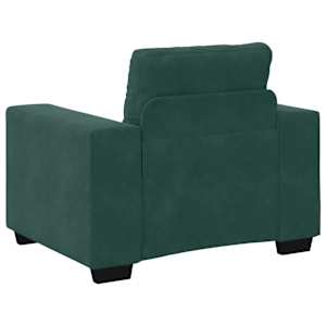 Set pohovek 3 pcs Tmavě zelená 221 x 80 x 80 cm samet - obrázek 7