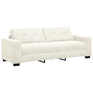 Set pohovek 3 pcs Krémová 221 x 80 x 80 cm samet - obrázek 6