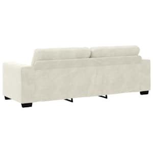Set pohovek 3 pcs Krémová 221 x 80 x 80 cm samet - obrázek 9