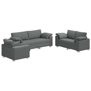 vidaXL Diivan 3 tk Tumehall Lina-segu kangas