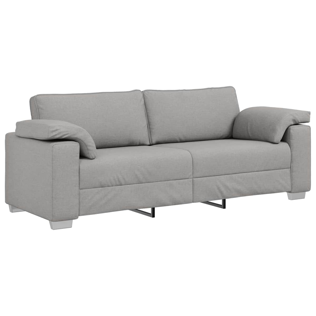 Sofa 3 stk. Linned-blandet stof - Billede 6