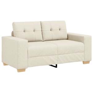 Pohovka 2 pcs Béžová 221 x 80 x 80 cm Lněná směs - obrázek 4